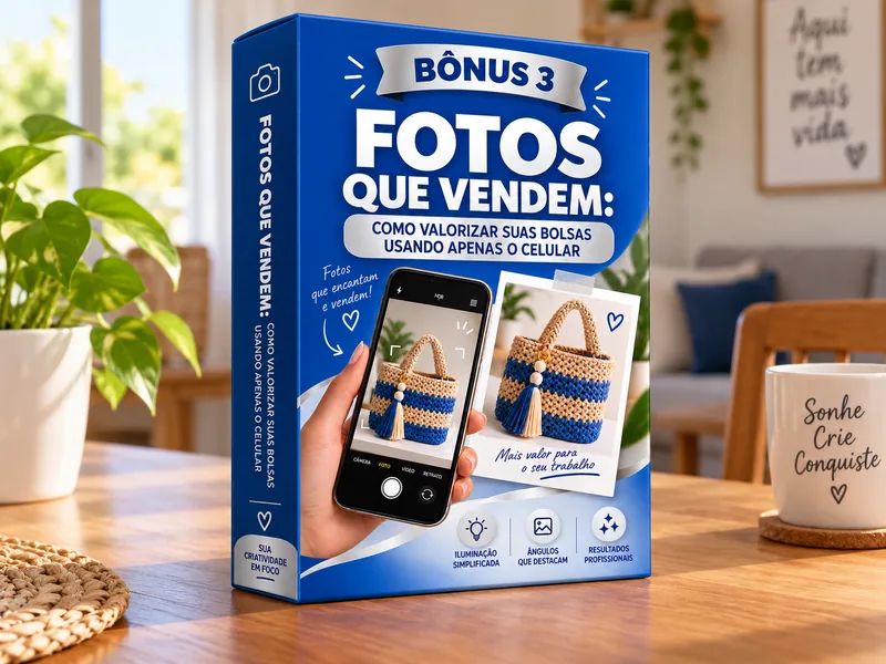 Bônus Fotos que Vendem: Como Valorizar suas Bolsas Usando Apenas o Celular
